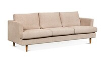 Różowa sofa 3-osobowa