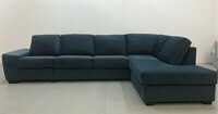 Narożnik zielony, duża sofa narożna z funkcją spania, narożnik w aksamitnej tkaninie, salon meblowy w Lublinie