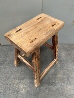 drewniane stołki kuchenne