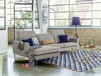 Sofa Luigi z szezlongiem  w aranżacji