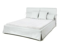 Noche Bed łóżko z pojemnikiem na pościel i zdejmowanym pokrowcem   