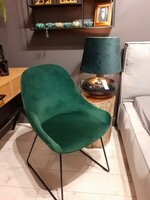 Krzesło Layla Low firmy MTI-Furninova w tkaninie łatwo czyszczącej Bellagio 82.