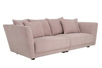 Różowa, pudrowa sofa 3-osobowa 