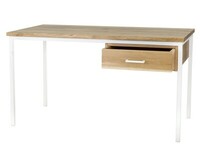 Drewniane biurko z szufladą