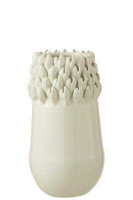 Ceramiczny wazon z wypukłym wzorem