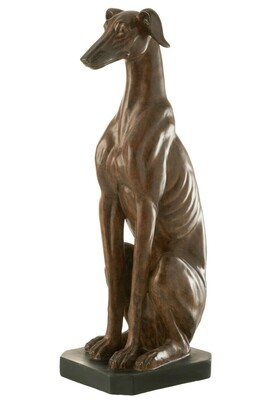 duża figurka psa, Greyhound