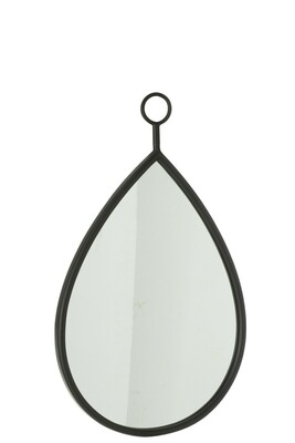 lustro kropla metal 