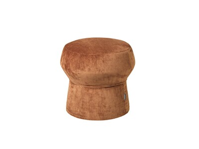 Puf Cork Small to nowoczesny mebel,  kształtem przypominający korek od wina musującego. Idealny jako dodatkowe miejsca do siedzenia przy stole jadalnianym i nie tylko

