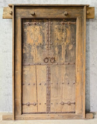 drzwi zewnętrzne stare  po renowacji CHINY  LT-54-1