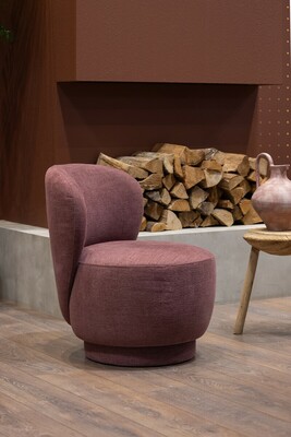 Obrotowy fotel Loren do mały salonów