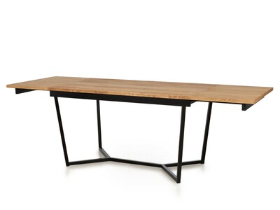 STÓŁ ROZKŁADANY LOFT STELAŻ TRAPEZ CZARNY_01