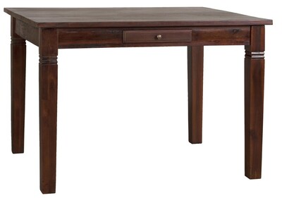 stół kwadratowy z drewna tekowego