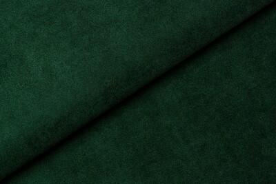 Przyjazna planecie tkanina Tierra 15 Fargotex. Ciekawa struktura, wytrzymały splot, głęboka butelkowo zielona barwa.