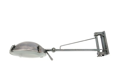 ciekawy srebrny kinkiet ruchome ramie, kinkiety z metalu GISBORNE-50606