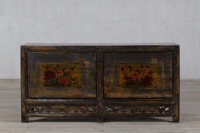 kolorowa komoda w połysku antyk Chiny M-54   TA18-7438-175-45-86 (7)