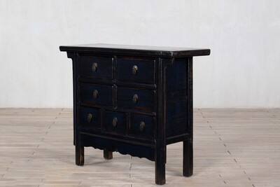 komoda z szufladami chińska po renowacj granatowa M-77   TA18-7357-110-40-90 (9)