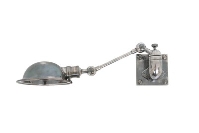 srebrny kinkiet metalowy, kinkiet z ruchomym ramieniem, kinkiety loftowe, metalowe kinkiety MELBOURNE-59942